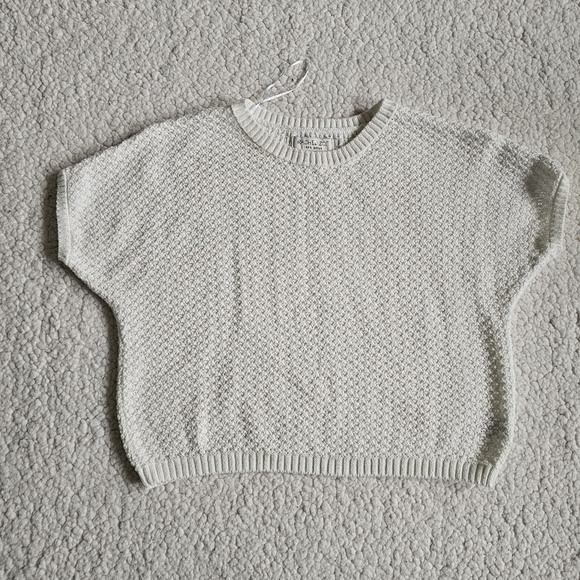 Rachel Zoe Sweaters - Rachel Zoe Sweater Short Sleeve Size Small 100% Cotton